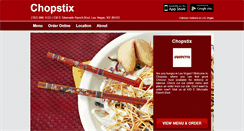 Desktop Screenshot of chopstix-lv.com